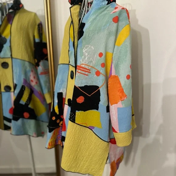 💛💜Colorful Women's Jacket💜💛 - Picture 6 of 7